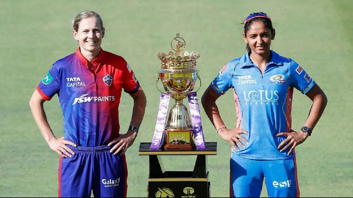 WPL Final 2023 मेग लैनिंग और हरमनप्रीत कौर महिला प्रीमियर लीग। फोटो- ट्विटर