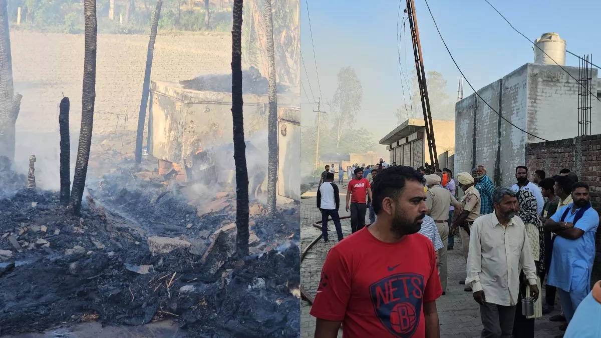 Kapurthala Fire News: अचानक लगी भयानक आग, आठ झुग्गियां जलकर हुई राख; इलाके में मची अफरा-तफरी