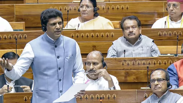 मनरेगा के सवाल पर केंद्रीय मंत्री चंद्रशेखर पेम्मासानी ने लोकसभा में दिया जवाब। (फोटो- पीटीआई)