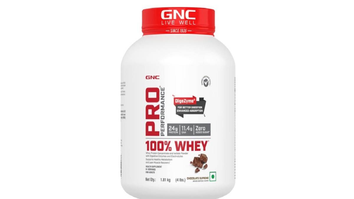 GNC Whey Protein For Gain Muscle: माचिस की तीली जैसा शरीर बनेगा सुडौल, आएगी मजबूती और लगेंगे बॉडीबिल्डर