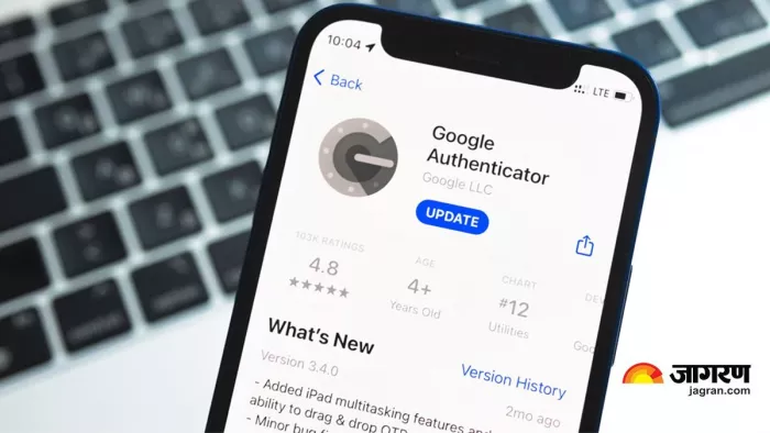 How does Google Authenticator work to verify user identities for secure data