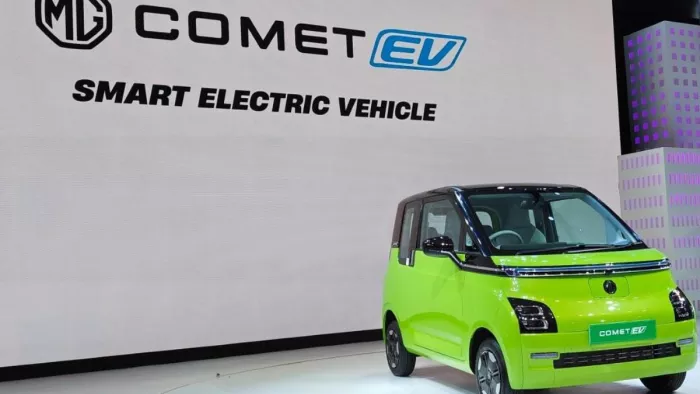 MG Comet EV launch detail range variants and colour options