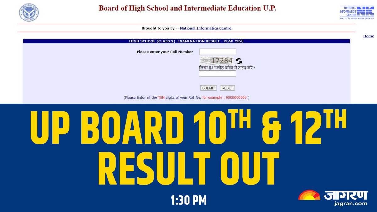 UP Board 10th 12th Result 2023 LIVE यहां देखें किस जिले में किसने किया