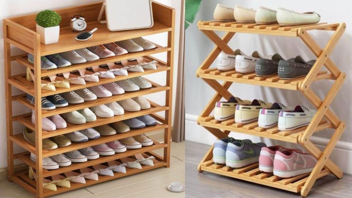 बिखरे और फैले रहते है चप्पल-जूते! इन Wooden Shoe Rack से करें ऑर्गेनाइज, मिलेगा घर को साफ और चकाचक खूबसूरत लुक