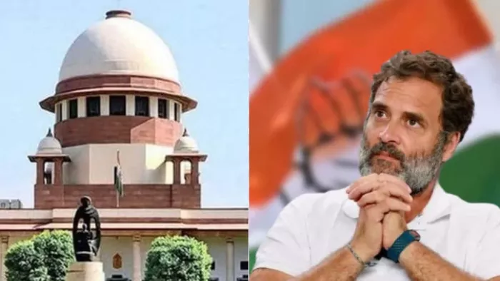 Supreme Court on Rahul Gandhi सुप्रीम कोर्ट ने राहुल के बयान की निंदा की। (फाइल फोटो)