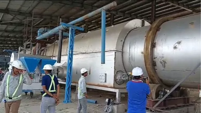 एनटीपीसी के सहयोगी से सुथनी में लगा वेस्ट टू चारकोल प्लांट। जागरण