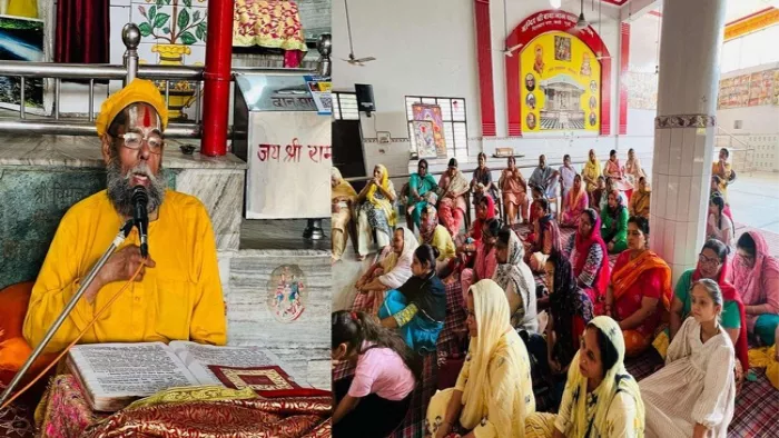 बावा लाल दयाल आश्रम में सत्संग का आयोजन। (जागरण)