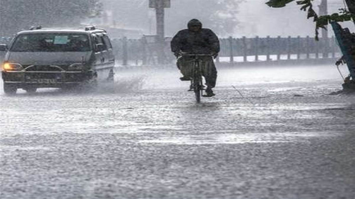 हरियाणा के कई शहरों में आंधी और बारिश।