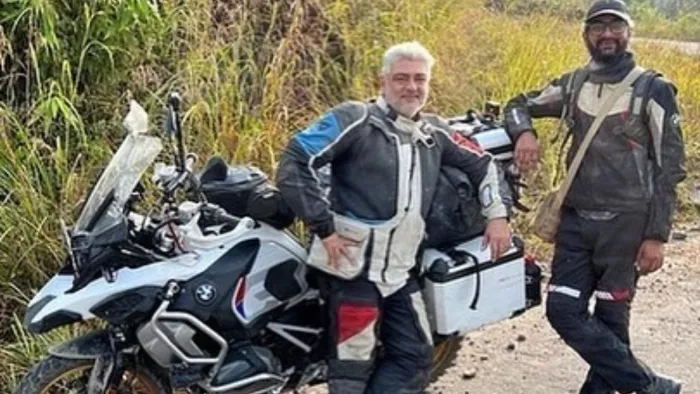 Ajith Kumar bike gift Photo Credit Instagram