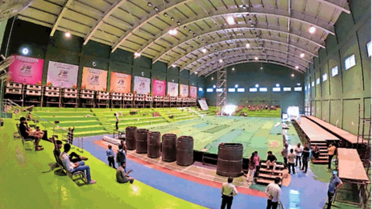 Khelo India Games: देशभर की 69 यूनिवर्सिटी से 234 पहलवान दिखाएंगे दमखम, IIT के इंडोर हाल में तैयारियां तेज