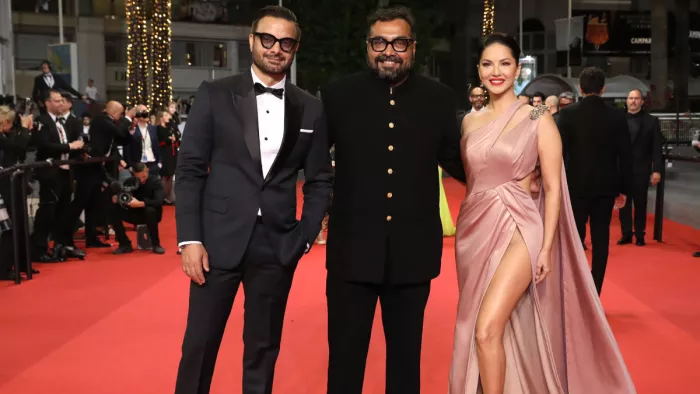 Sunny Leone, Anurag Kashyap At Cannes Kennedy Premiere, Instagram