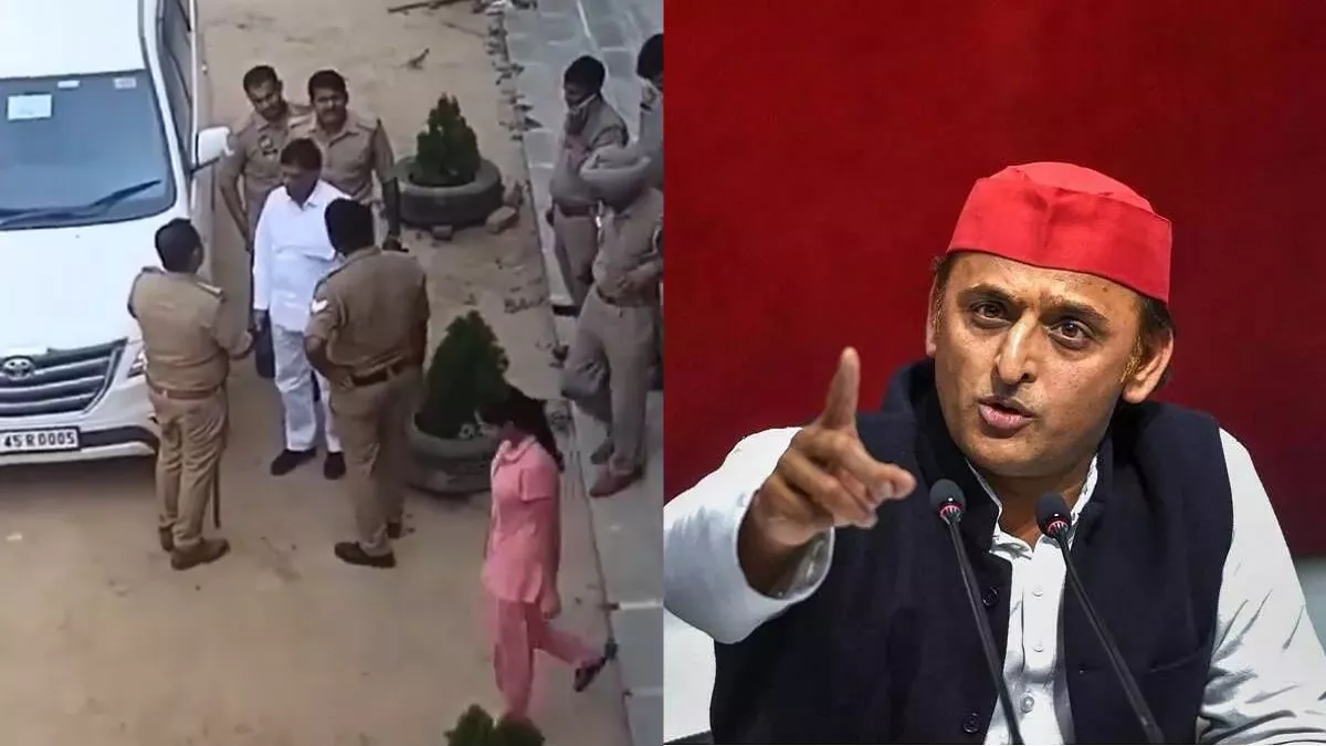 सपा प्रत्याशी के घर छापामारी पर भड़के अखिलेश यादव