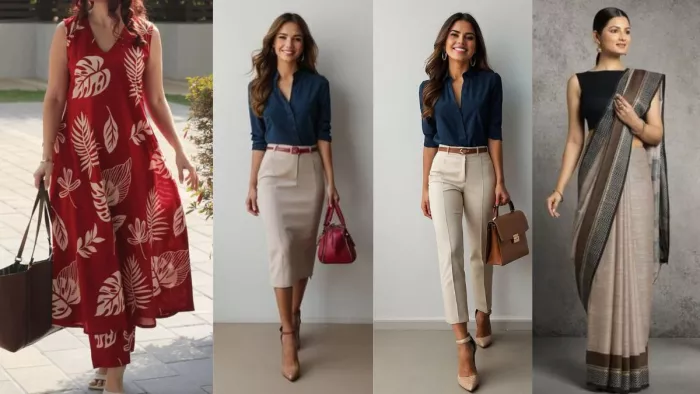 Outfit Ideas for Women: ऑफिस जाने के लिए परफेक्ट हैं ये आउटफिट्स (Picture Courtesy: Pinterest)