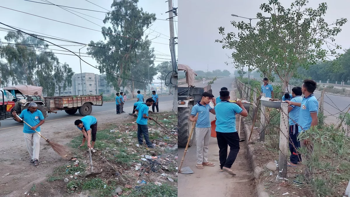 भिवानी के युवाओं का 'एक कदम स्वच्छता की ओर', शहर को साफ सुथरा बनाने सुबह पहुंचती है टोली