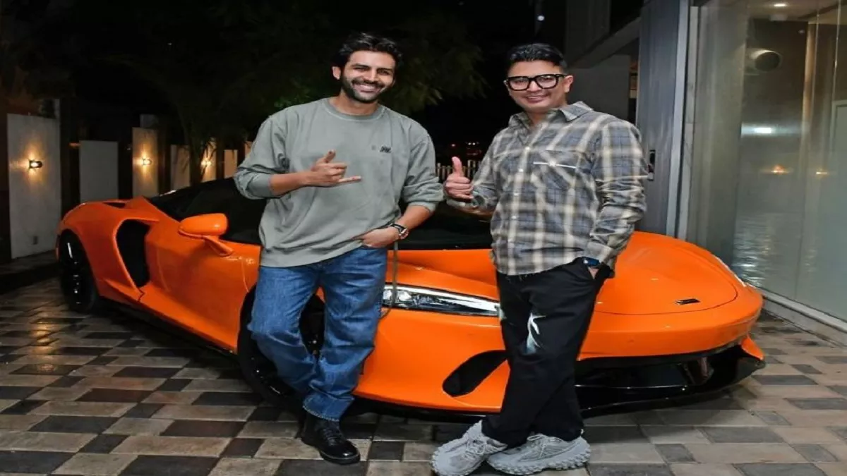 Kartik Aaryan McLaren GT Price: कार्तिक आर्यन की चार करोड़ की कार देखकर रणवीर सिंह खुशी से झूमें, मिला 'मजेदार' जवाब