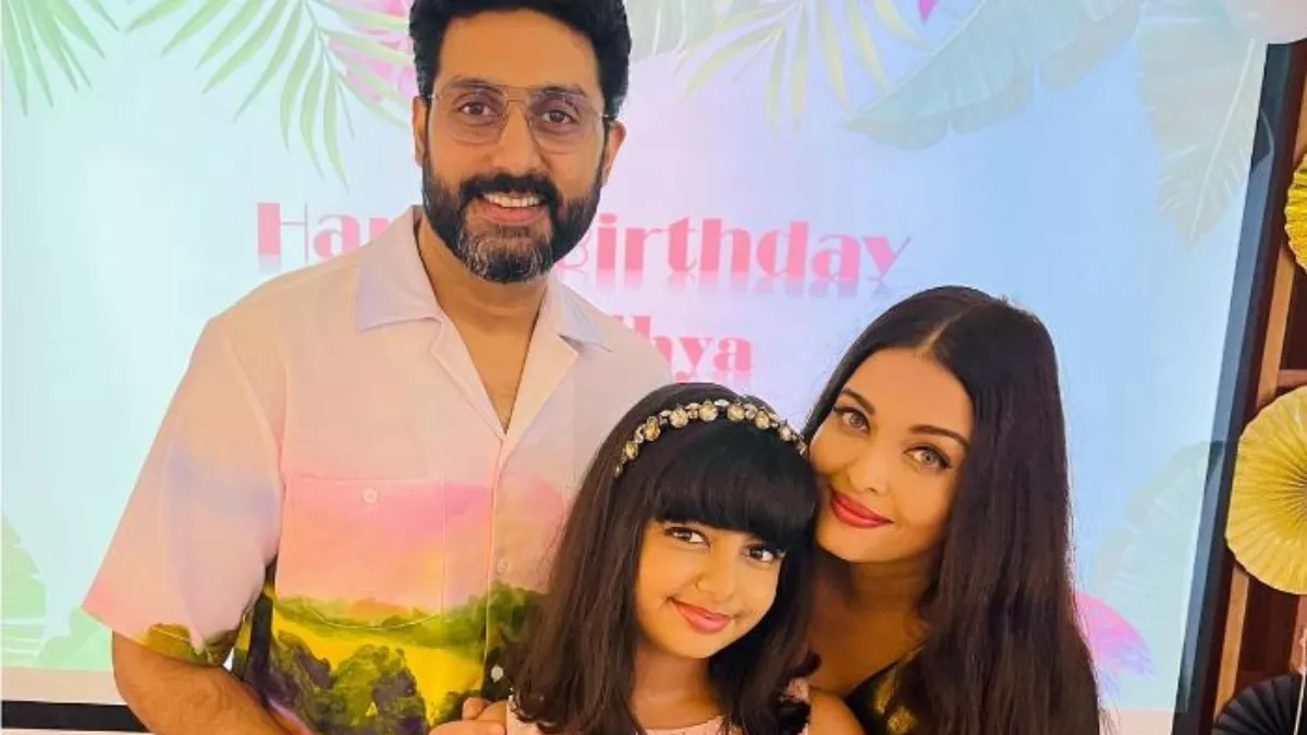 Abhishek Bachchan का खुलासा आराध्या नहीं देखती ज्यादा फिल्में ऐश्वर्या राय  का इस बात के लिए किया आभार व्यक्त - Abhishek Bachchan Aishwarya Rai Aaradhya   News wife allows him to go out