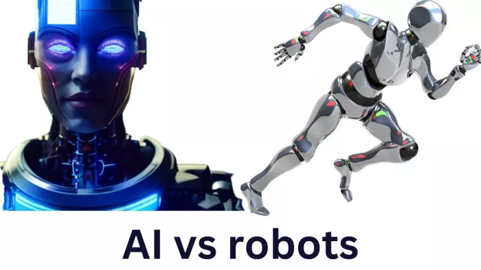 AI vs robots Robots Can Perform Multiple Task Like Human beings ANDI