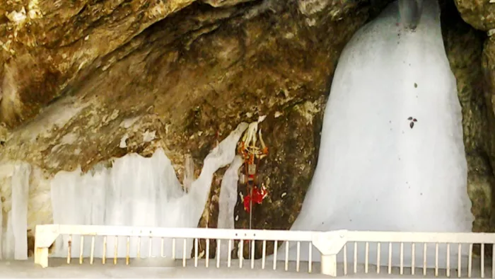 अमरनाथ धाम चित्र (श्री अमरनाथ जी श्राइन बोर्ड से लिया गया है)