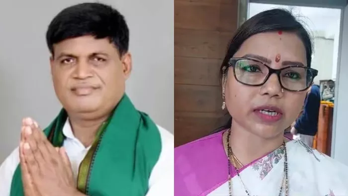 जदयू के कलाधर मंडल और राजद की बीमा भारती। (फाइल फोटो)