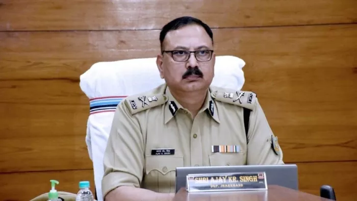 झारखंड के डीजीपी अजय कुमार सिंह ने की बैठक (फाइल फोटो)