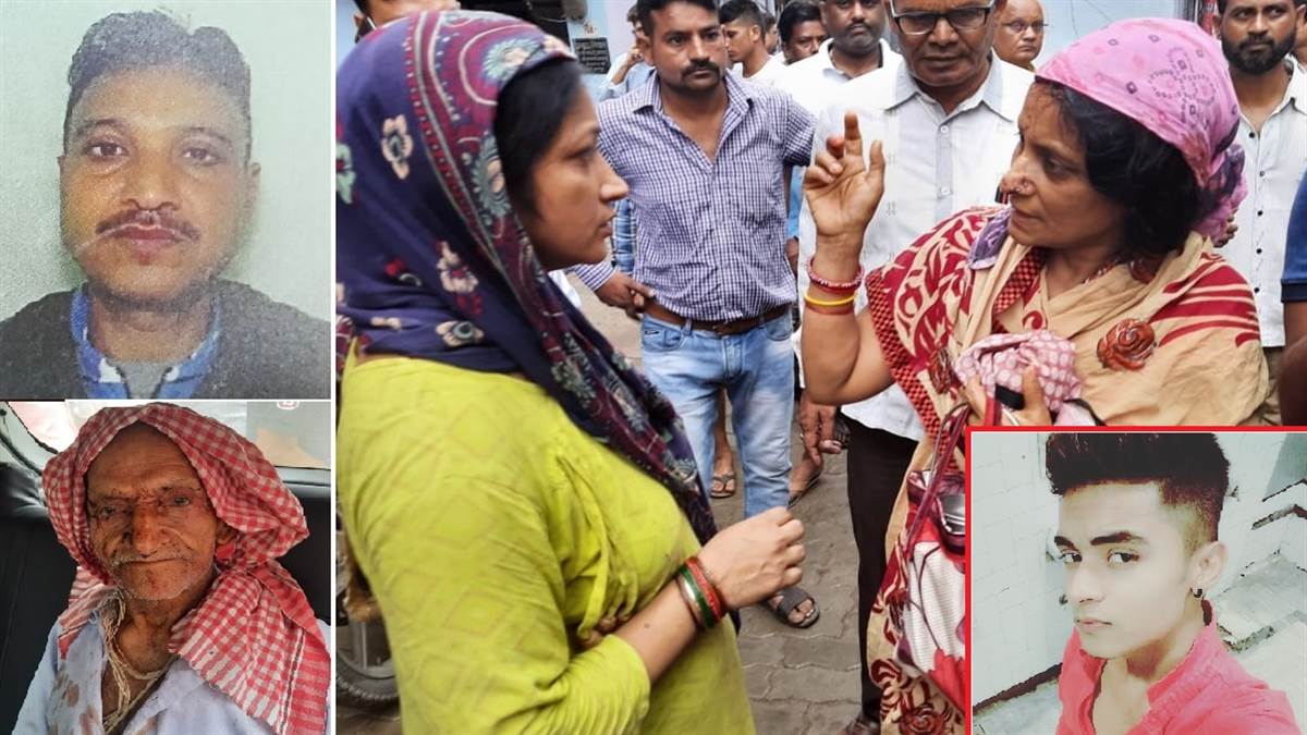 brutal murder kanpur news son killed father and attack on mother after saying what will you do by living in gujaini