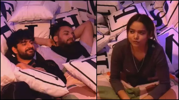 Bigg Boss OTT 2 Elvish Yadav Abhishek Malhan gave speech for nominated Manisha Rani. Photo- Twitter