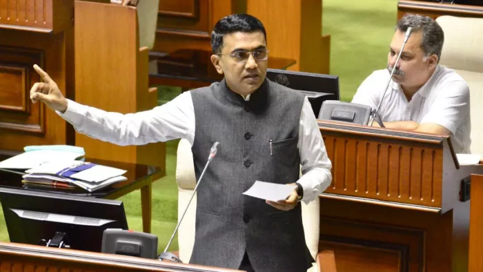 CM प्रमोद सावंत ने विपक्ष के आरोपों का किया खंडन।
