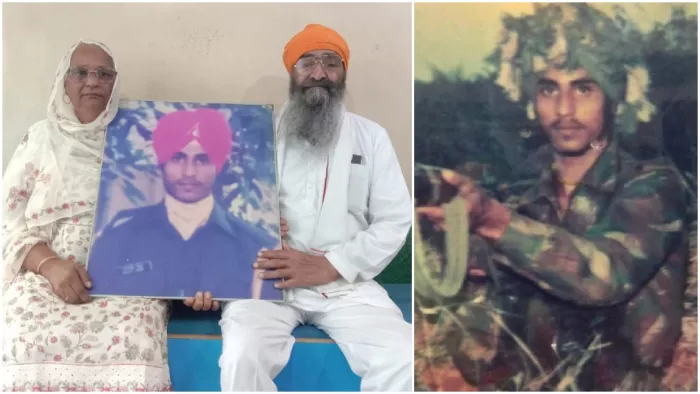 कारगिल युद्ध में हरियाणा के पहले बलिदानी थे मंजीत सिंह। फोटो- जागरण