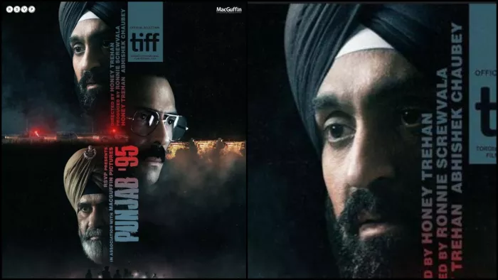 Punjab 95 first look out Diljit Dosanjh Movie world premier on Toranto International Film Festival 2023. Photo- Instagram