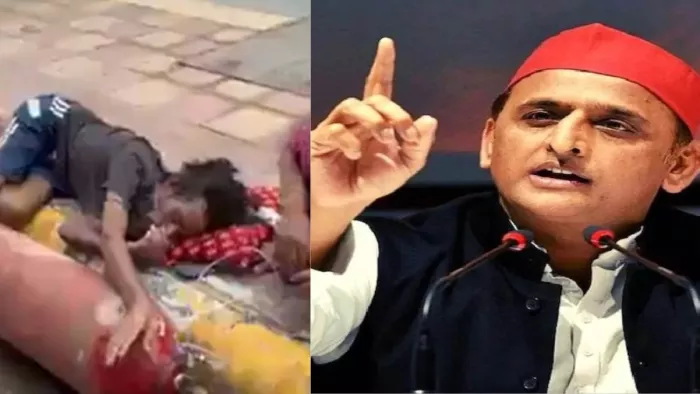 अखिलेश के ट्वीट के बाद दौड़े अधिकारी।