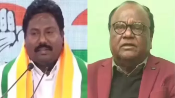 जेपी पटेल (बाएं) और लोबिन हेम्ब्रम (दाएं)। फाइल फोटो