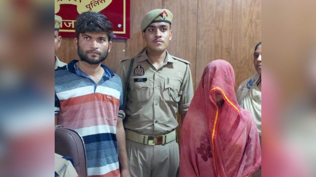 wife and lover arrested for husbands murder in firozabad sulphas poisoning