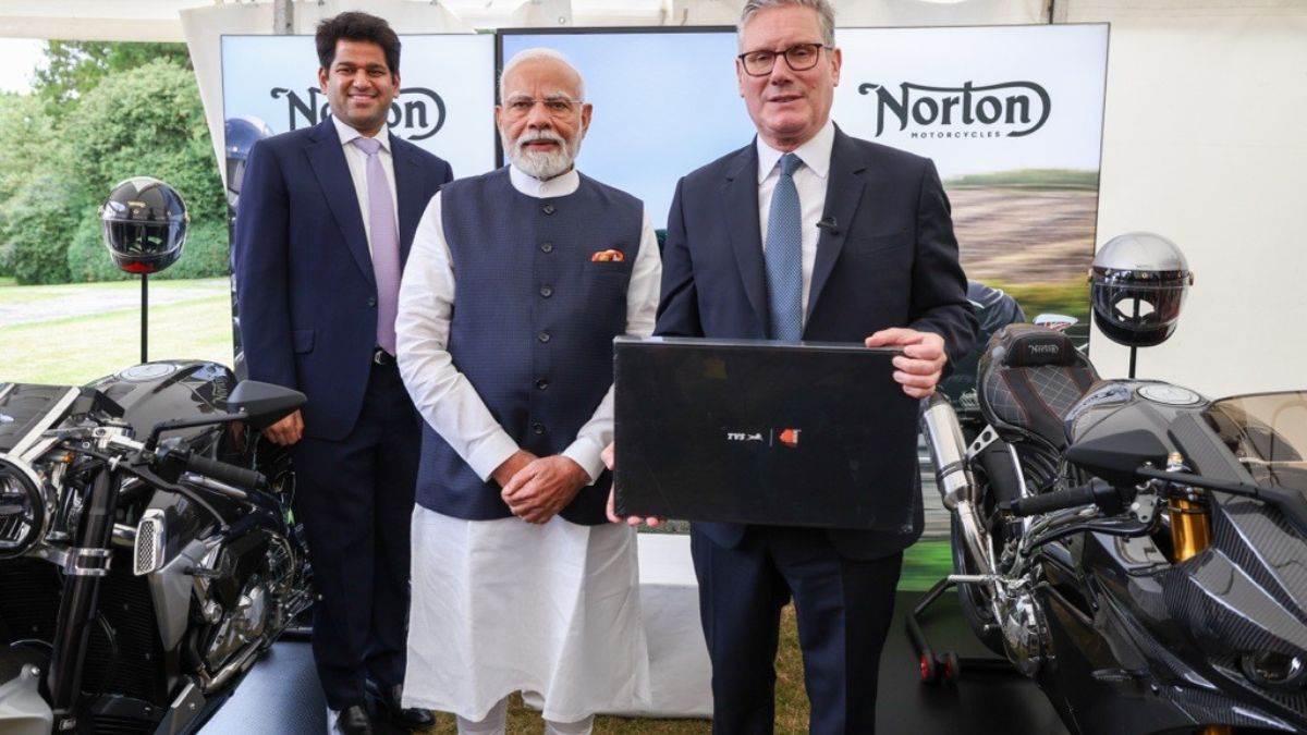 norton showcases bikes to pm narendra modi ahead of india entry first model launch on 4 november