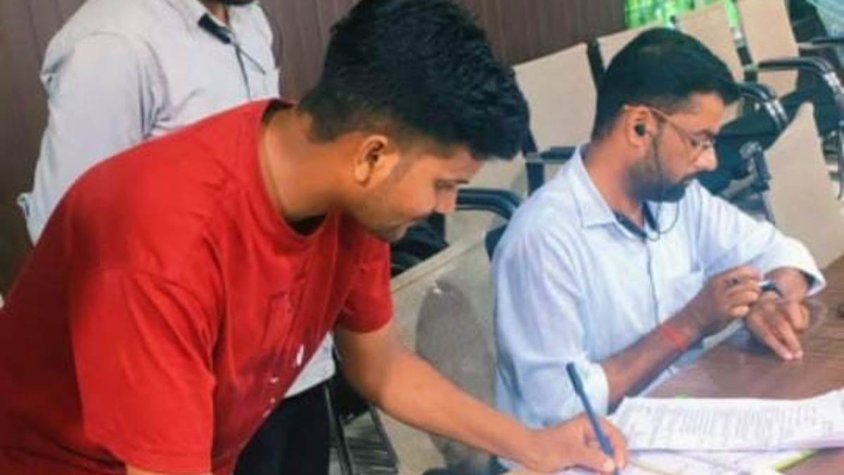 east champaran son takes oath instead of father in panchayat byelection