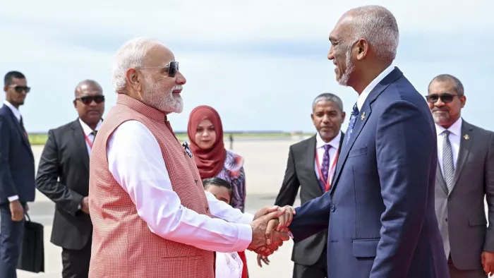 पीएम मोदी मालदीव के दो दिवसीय दौरे पर हैं।(फोटो सोर्स: पीटीआई)