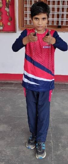 excellent performance of the students of gurukul in jump rope