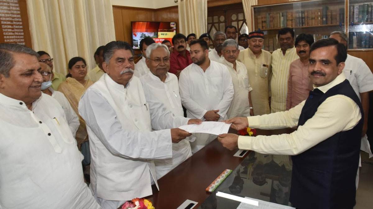 bihar politics awadh bihari chaudhary will file nomination for the post of bihar assembly speaker today election of close associate of lalu sure