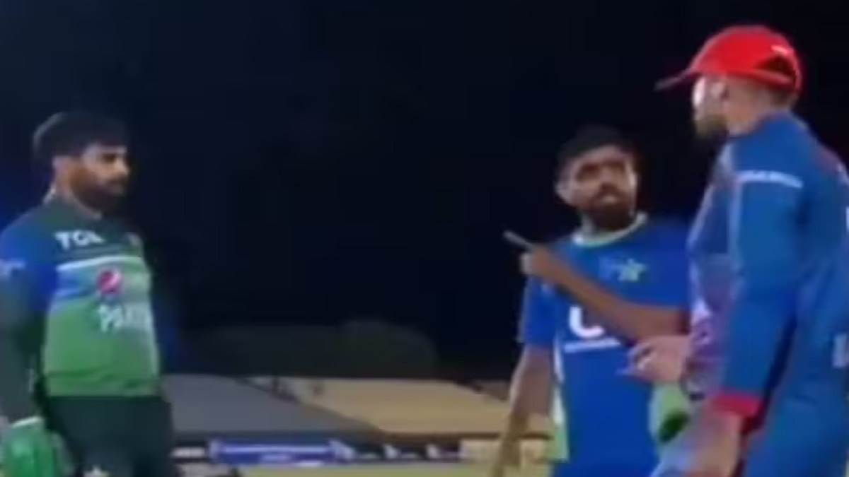 pak vs afg babar azam got angry on mohammad nabi raises fingers to him video goes viral