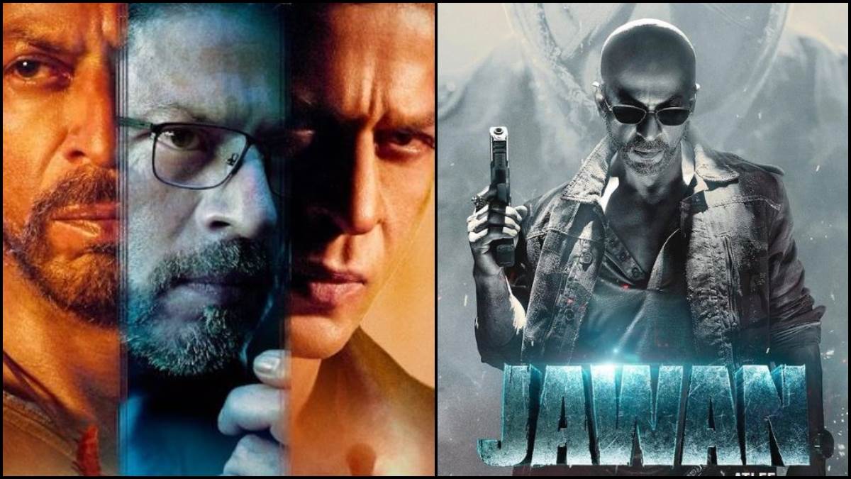 jawan shah rukh khan shares a video of jawan reveals his five look watch video