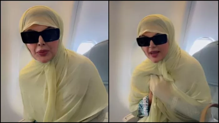 Rakhi Sawant पहला उमराह के लिए हुईं रवाना। Photo-Instagram