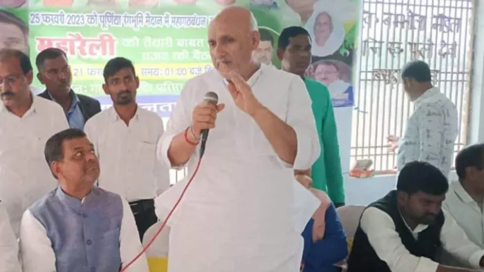 बिहार के शिक्षा मंत्री चंद्रशेखर। फोटो साभार- ट्विटर