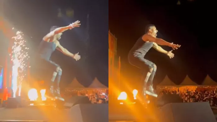 yo yo honey singh jumping Video Photo Credit Instagram