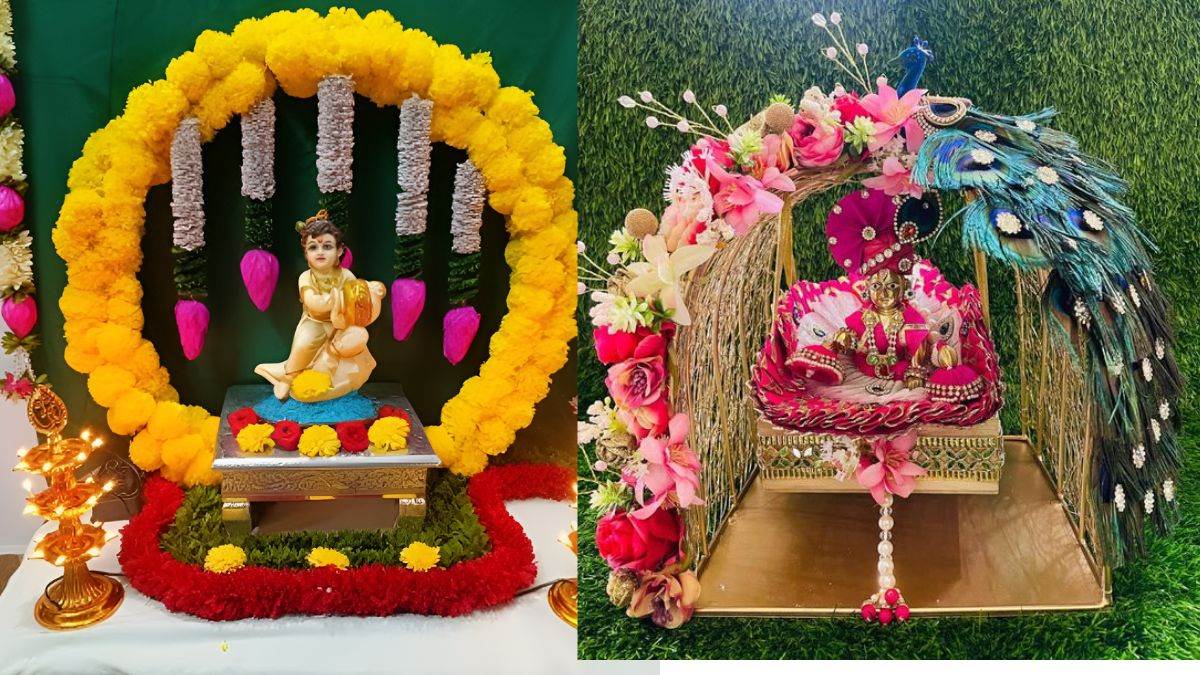 janmashtami 2024 if you want to make laddu gopals swing even more special then see some special decoration ideas here