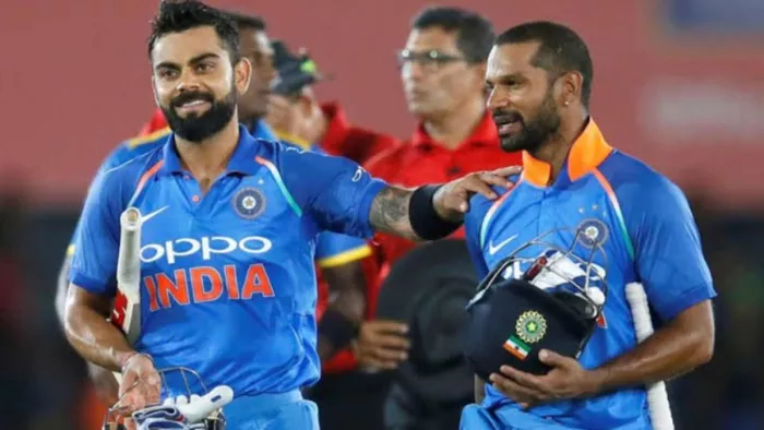 शिखर धवन के रिटायरमेंट पर आया विराट कोहली का रिएक्शन