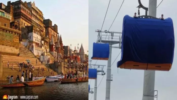 वाराणसी में दशाश्वमेध घाट से गंगा पार तक चलेगा रोपवे।