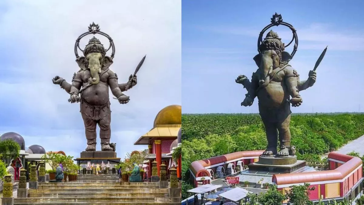 भारत नहीं इस देश में विराजमान है दुनिया की सबसे ऊंची गणेश प्रतिमा, 12 मंजिला इमारत के बराबर है ऊंचाई