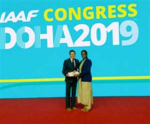 &lsquo;उड़न परी&rsquo; पीटी ऊषा को IAAF ने 'Veteran Pin' अवॉर्ड से किया सम्मानित