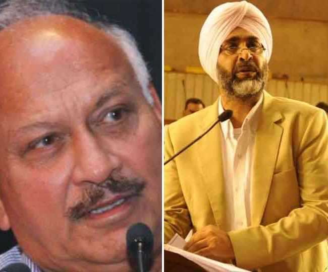 पंजाब की नई कैबिनेट में शामिल किए गए पुराने मंत्री ब्रह्म मोहिंदरा और मनप्रीत सिंह बादल। (फाइल फोटो)