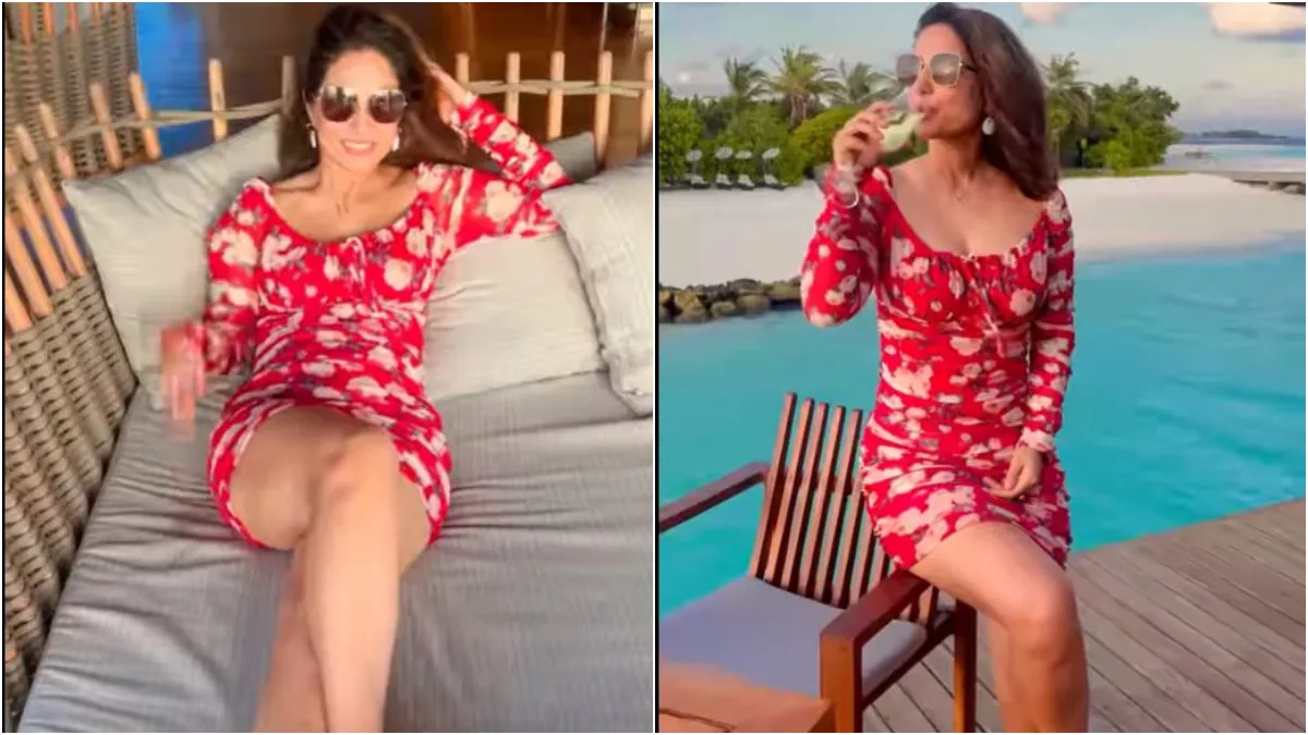 Hina Khan Bold Video: हिना खान थाई हाई वन पीस ड्रेस पहने वेकेशन मनाती आईं नजर, फैंस ने कहा, 'माशाल्लाह'