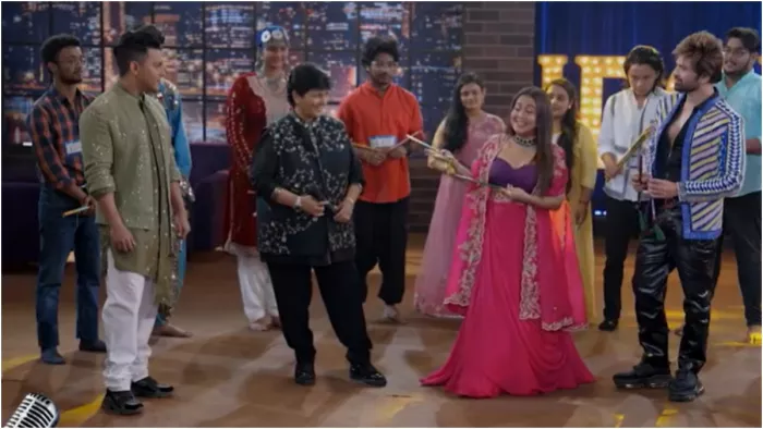 Neha Kakkar, Falguni Pathak, Photo Credit Instagram